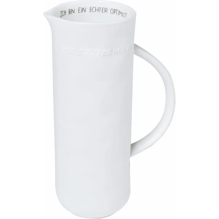 Räder Karaffe Design Krug Ich Bin Ein Echter Optimist