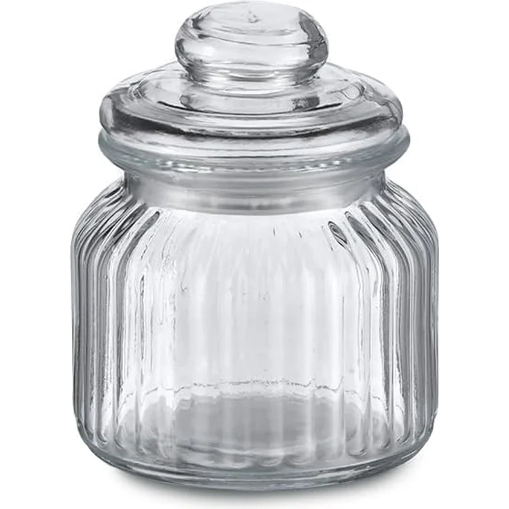Zeller Present Vorratsglas Nostalgie, Glas, (4-tlg), nostalgisches Design – Bild 2