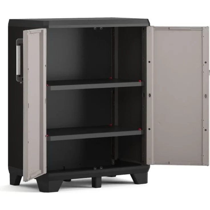 Keter Kunststoffschrank Pro niedrig 68 x 39 x 90 cm – Bild 2