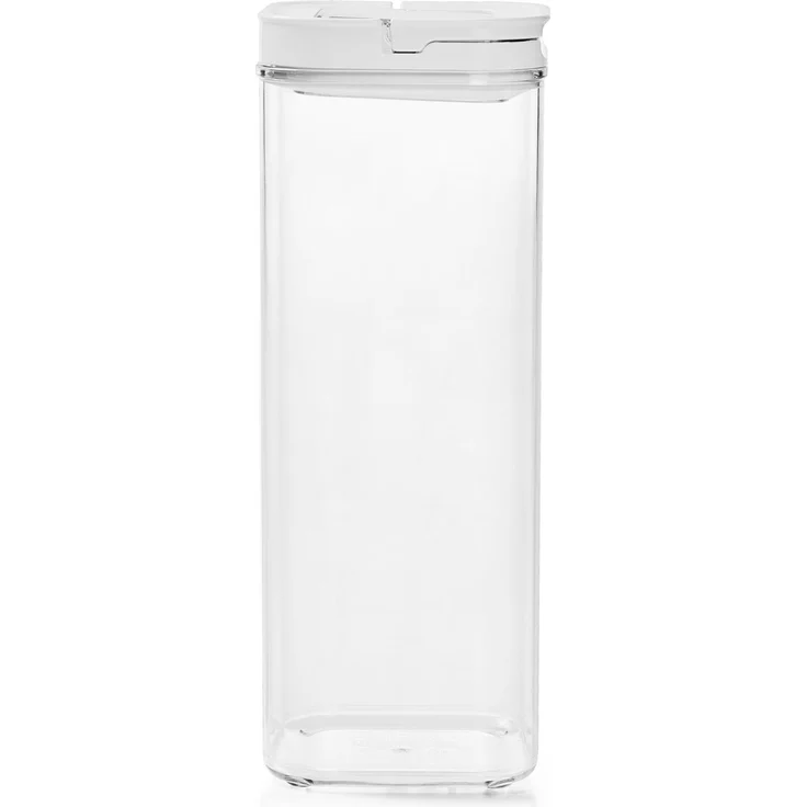 Homeware Vorratsdosen Set 8-tlg, Kunststoff klar, 22 x 31 x 13 cm, lebensmittelecht stapelbar – Bild 7