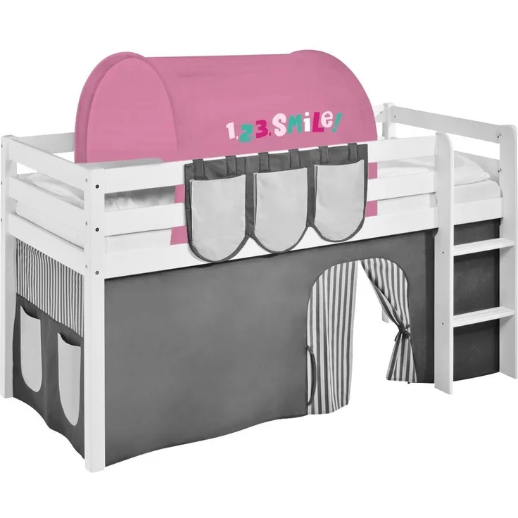 Lilokids Betttunnel Baldachin PAW PATROL ROSA Bettzelt für Kinderbetten & Hochbetten, waschbar