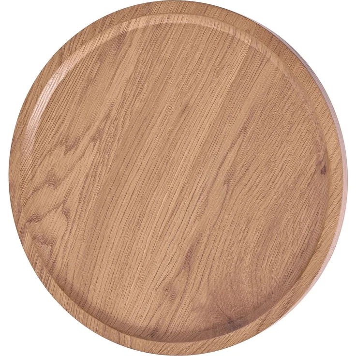 CLP 2er Set Beistelltische Aspen runde Tischplatten mit schwarzem Metallgestell,natura – Bild 7