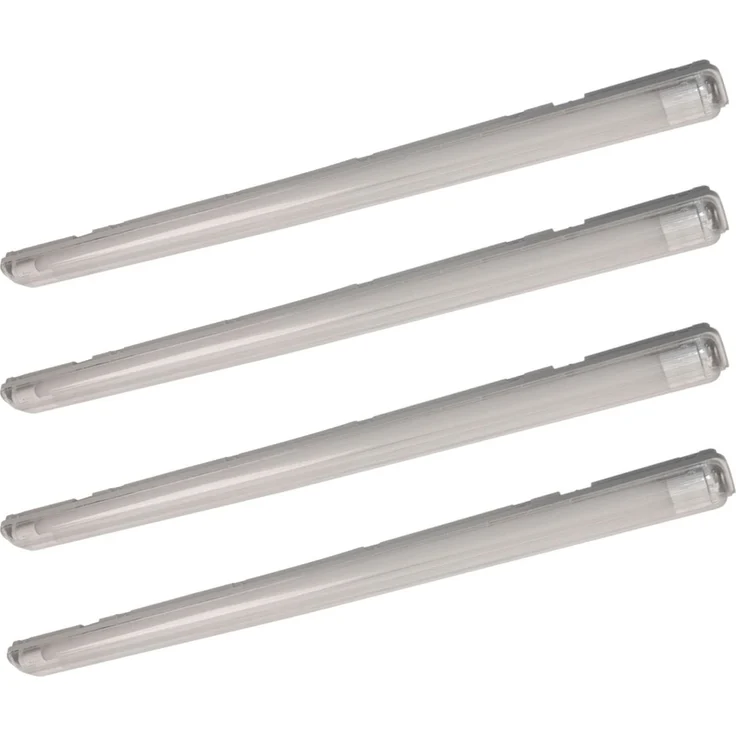4x LED Wannenleuchten, 3400 Lumen, Neutalweiß, L 126 cm VT-12023 – Bild 1