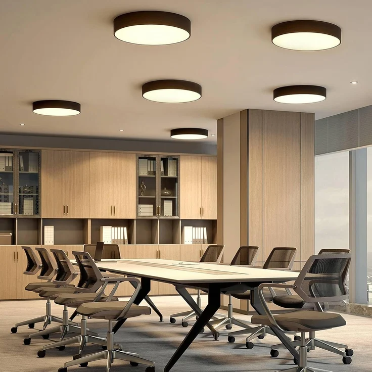 Arcchio LED Deckenleuchte Noabelle, dimmbar, LED-Leuchtmittel fest verbaut, Farbwechsel warmweiß / tageslicht, Modern, Metall, Acryl, Schwarz, weiß, 1 flammig, inkl. Leuchtmittel – Bild 3