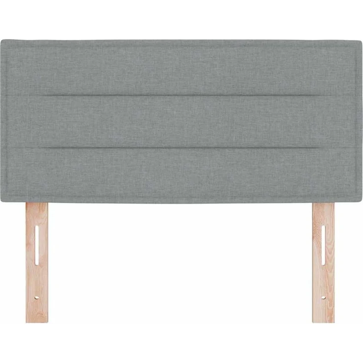 Kopfteil, Bettkopfteil, Minimalistisch Hellgrau 80 cm Stoff – Bild 4