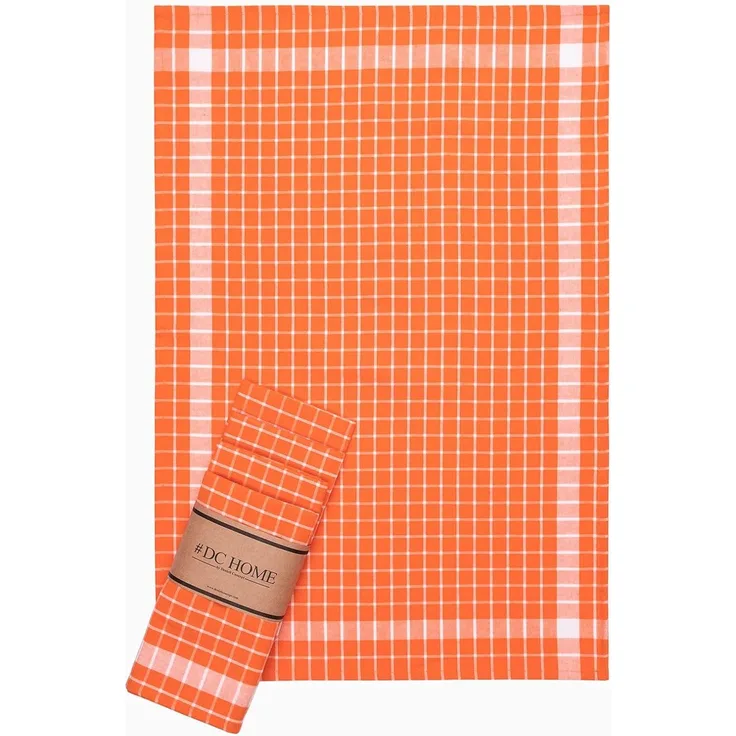 Hermia Concept 'Kareli - Orange' Handtuch-Set (5-teilig), Orange, 45 x 65 cm