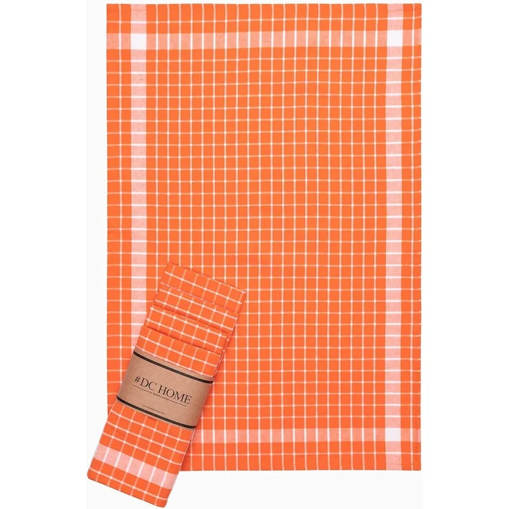 Hermia Concept 'Kareli - Orange' Handtuch-Set (5-teilig), Orange, 45 x 65 cm