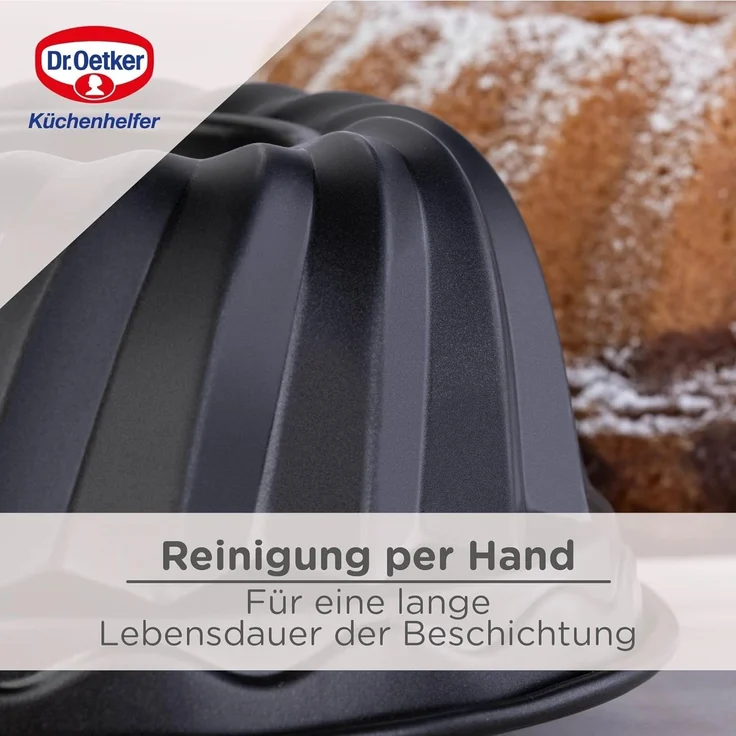 Dr. Oetker Gugelhupfform Kuchenform, Backform, Rührkuchenform – Bild 5