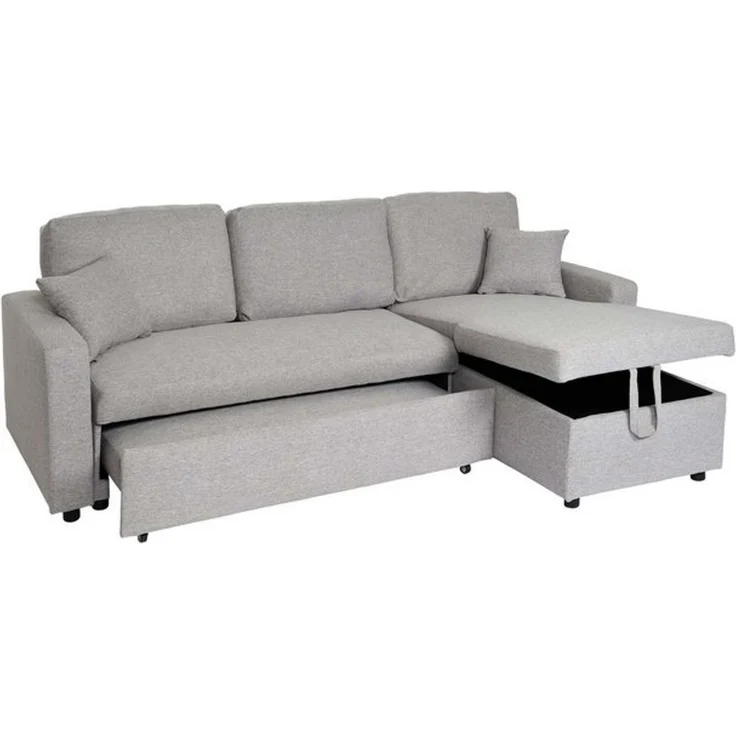 MCW Ecksofa MCW-L17, 3-Sitzer in L-Form, Mit 2 Rückenkissen, Max. Belastbarkeit: 360 kg – Bild 4