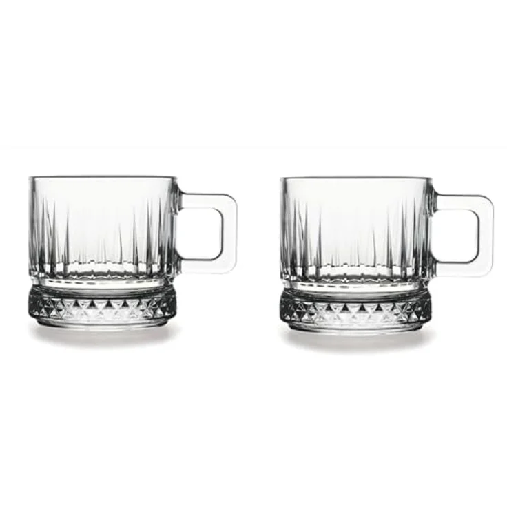 Pasabahce 2er Set 195cc 55422 Elysia Teegläser Fincan Kupasi transparent – Bild 6
