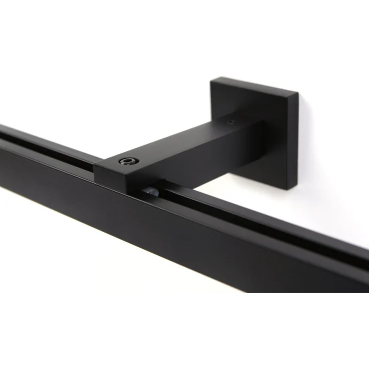 Deco-Raum® Gardinenschiene Cube | Länge: 600cm | Material: Aluminium | Farbe: Schwarz – Bild 4