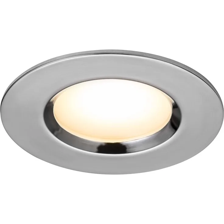 LED Einbauleuchte chrom Nordlux Dorado IP65 345lm 2700K dimmbar