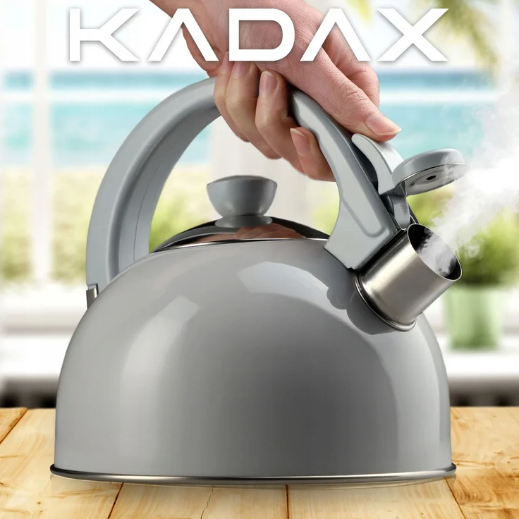 KADAX Induktionskessel Gas mit Pfeife 1,7 l traditionell – Bild 2