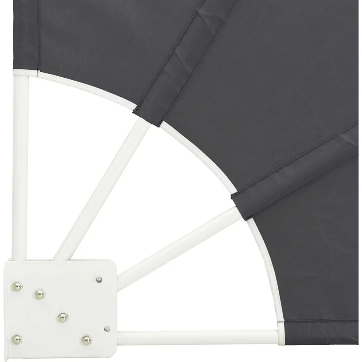 vidaXL Balkon Sichtschutz Rechteckig 140 x 140 cm Polyester Anthrazit 42000923 – Bild 7
