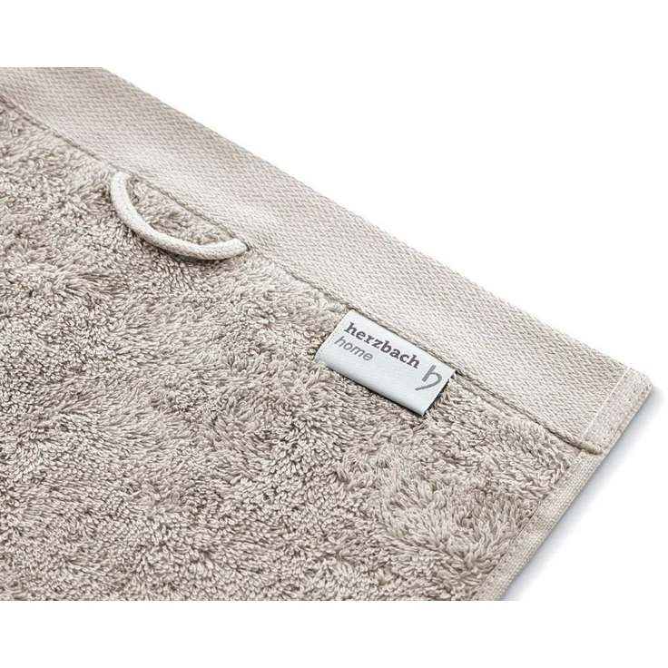 herzbach home Handtuch Set Pura 50x100 cm, (2-St), 550g/m², Premium-Qualität, 100% Baumwolle, einfarbig – Bild 3