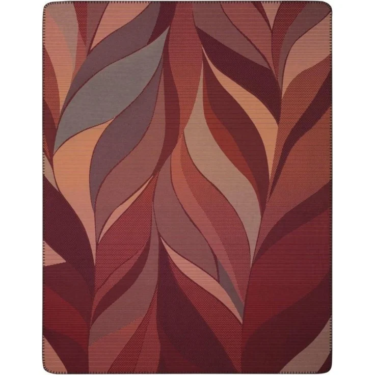Wohndecke Autumn Ember mit geketteltem Zierstich, Biederlack, Made in Germany – Bild 3