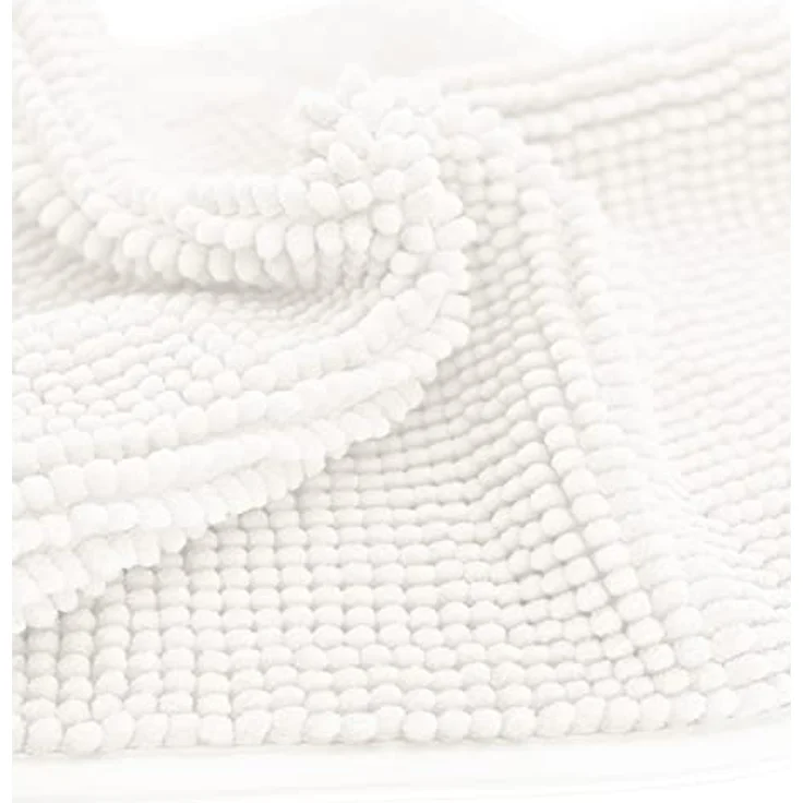 heimtexland Badematte Badvorleger Chenille Badteppich Duschvorleger, rutschhemmend beschichtet, Fußbodenheizung geeignet, fußbodenheizungsgeeignet, saugstark, schnell trocknend, strapazierfähig, rutschfest, Polyester, rechteckig, 45x50 cm, Hochflor, su... – Bild 6