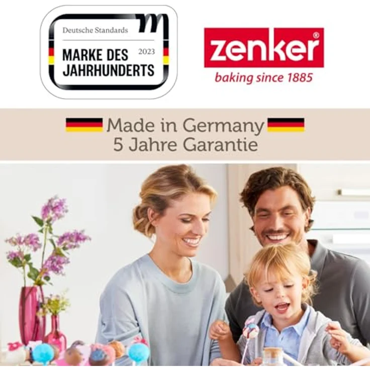 Zenker Springform Quadratische Springform, Kuchenbackform, Backrahmen, Antihaft – Bild 9