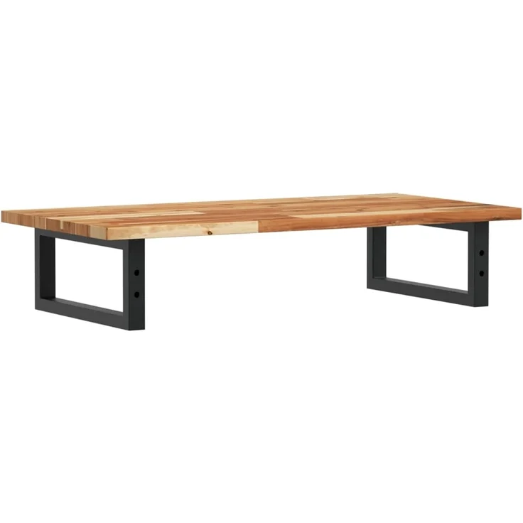 vidaXL Waschbeckenregal Wandmontage Stahl und Akazienholz 3302713 – Bild 6