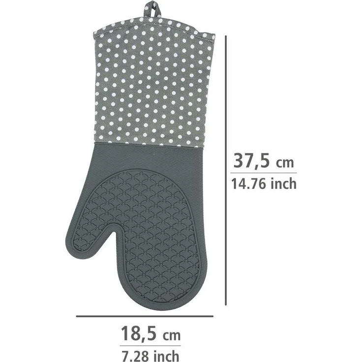 WENKO Topfhandschuh Silikon grau 1Paar – Bild 3