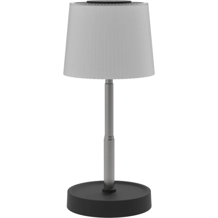 PLATINET LED Tischlampe 2W mit Akku, Touch und 3 Lichtfarben Schwarz – Bild 2