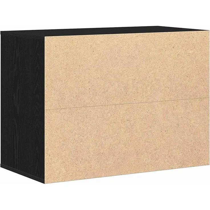 vidaXL Schubladenschrank Schwarz 80 x 41 x 58 cm Holzwerkstoff 868902 – Bild 6