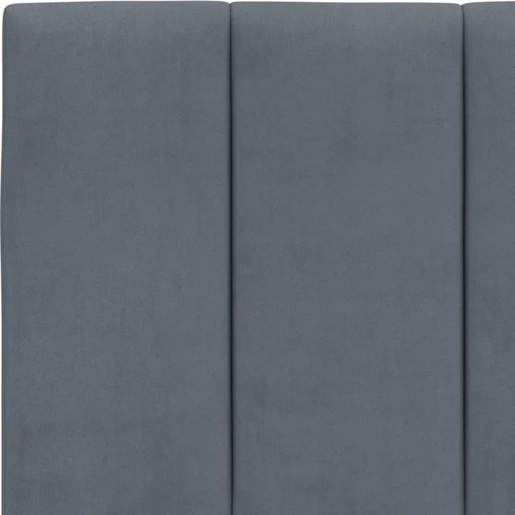 vidaXL Kopfteil-Kissen Dunkelgrau 200 cm Samt 374690 – Bild 8