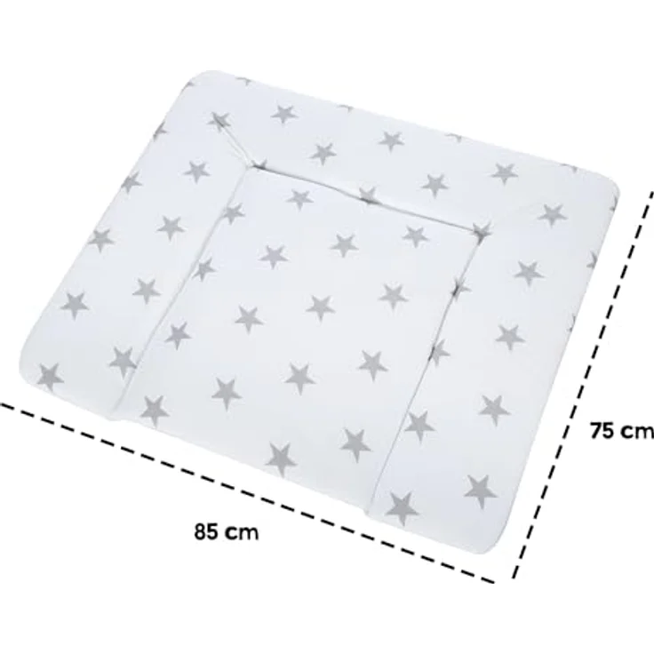 roba Wickelauflage 'Little Stars' 85 x 75 cm - PU beschichtet & 100% phthalatfrei - Weiß – Bild 6