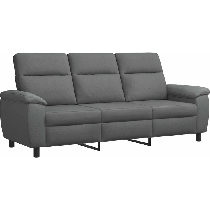 vidaXL Sofa Dunkelgrau 214 x 90 x 95 cm Stoff 42040965 – Bild 2