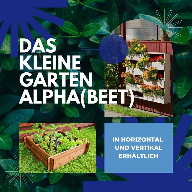 Coemo Vertikalbeet Riga Kräuterbeet Holz 7 Pflanzkästen – Bild 7