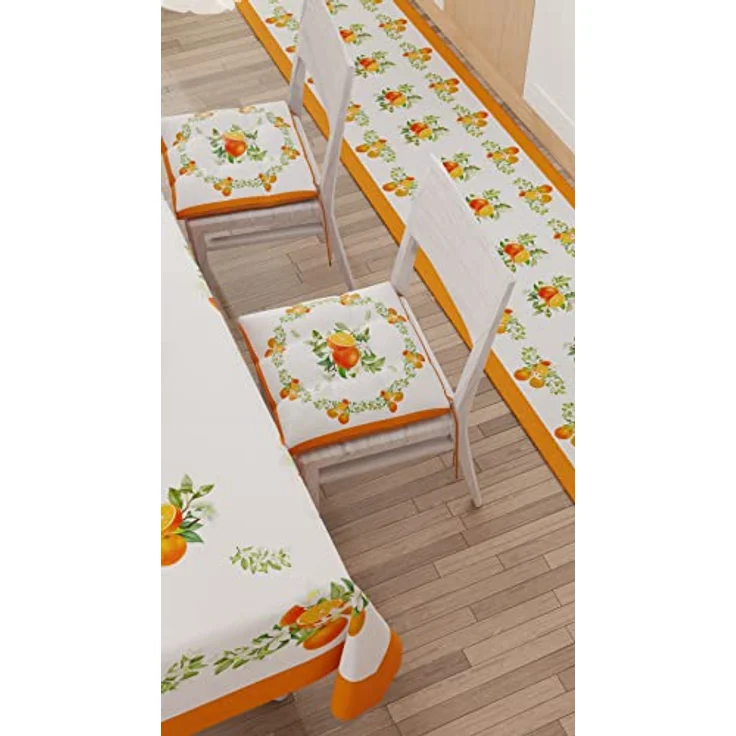 PETTI Artigiani Italiani - Tischdecke, schmutzabweisend, rechteckig, für Küche, Muster, gemischte Früchte, 01 x 12 Sitzer (140 x 240 cm), 100% Made in Italy – Bild 8
