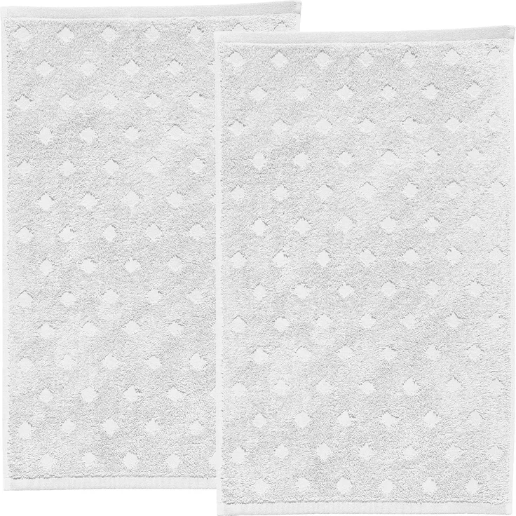 Erwin Müller Gästehandtuch Gästetuch "Baden-Baden" 2er-Pack, Frottier (2-St), Walk-Frottier Uni