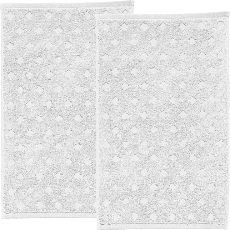 Erwin Müller Gästehandtuch Gästetuch "Baden-Baden" 2er-Pack, Frottier (2-St), Walk-Frottier Uni