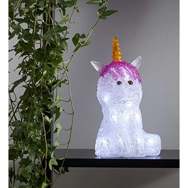 LED-Acrylfigur "Crystaline", Einhorn, 20 cw LED – Bild 2
