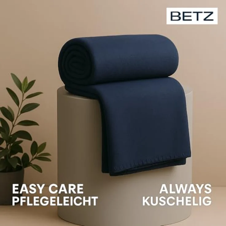 Wohndecke 4 Stück Fleecedecke Kuscheldecke Größe 130 x 170 cm, Betz – Bild 6