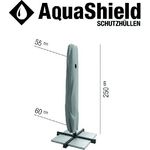 Siena Garden AquaShield Ampelschirm - hellgrau, Polyester 55/60xH250 cm