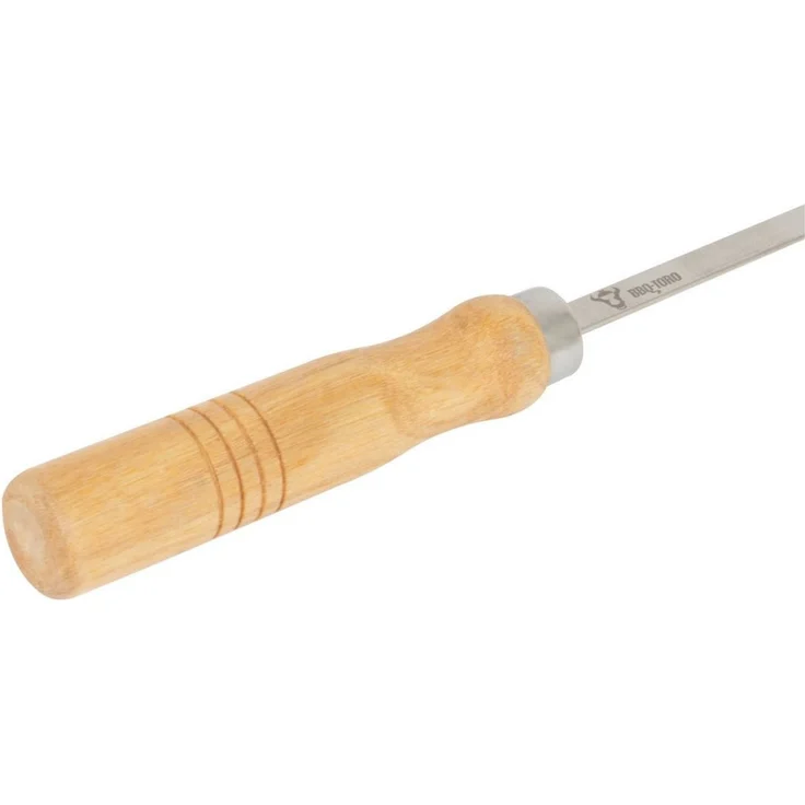 BBQ-Toro Grillspieß Edelstahl Spießset mit Holzgriff (10 Stück), 50 cm – Bild 2
