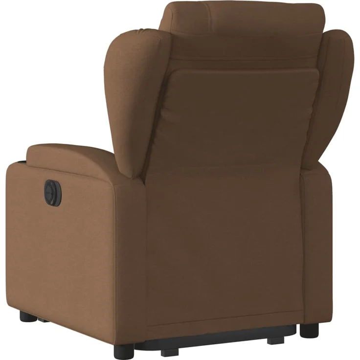 vidaXL Relaxsessel mit Aufstehhilfe Elektrisch Braun Stoff 3204510 – Bild 4