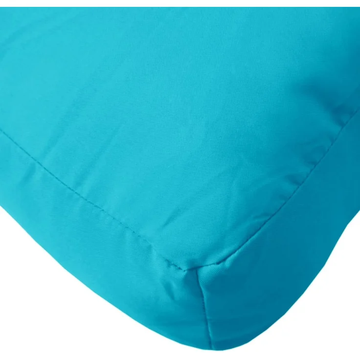 vidaXL Palettenkissen Türkis 50x40x12 cm Stoff 360556 – Bild 8