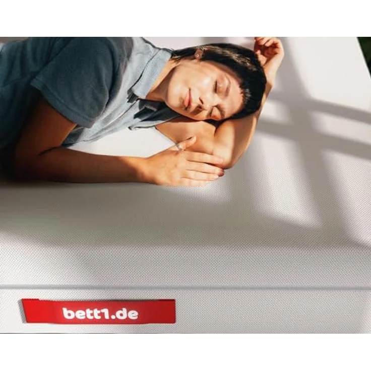 Bodyguard bett1 Boxspring Matratze Weich 100x200 mit ca. 28 cm Matratzen-Höhe! (100% Vollschaum, 2in1 Liegehärten Weich & Fester, Oeko-TEX 100, Ergonomiemodule, QXSchaum) – Bild 3