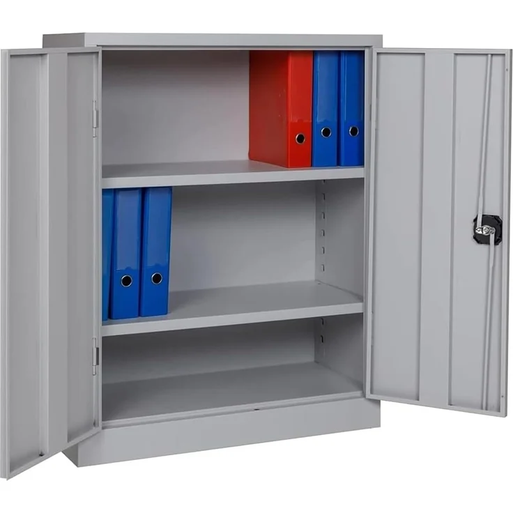Aktenschrank 92 x 120 cm grau – Bild 3