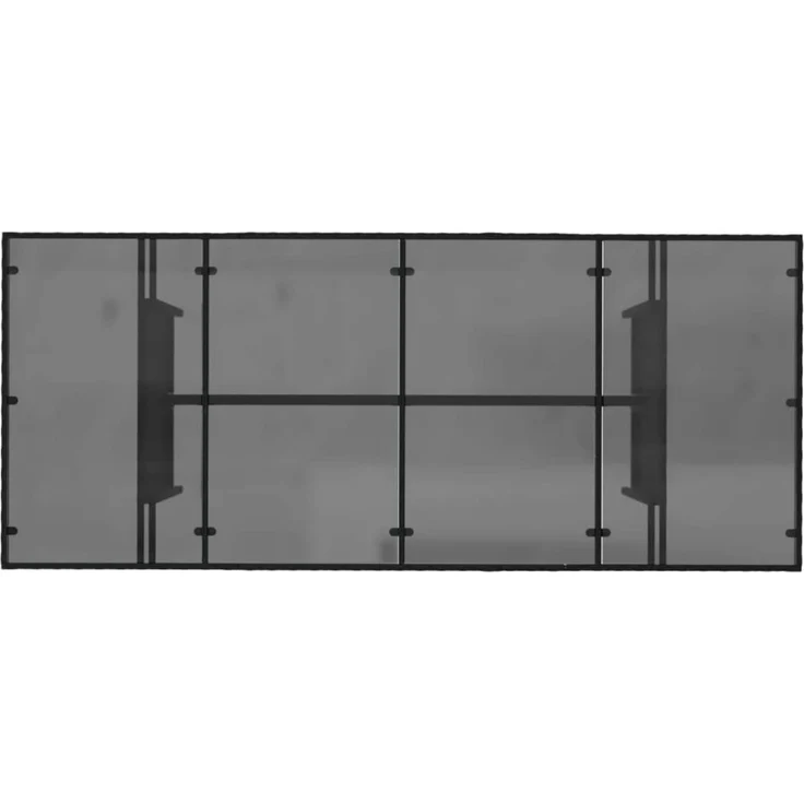 vidaXL Outdoor-Essgruppe 7 stk. Schwarz Poly-Rattan 3448948 – Bild 5