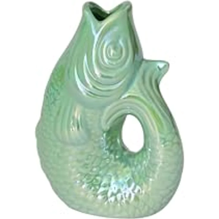 Gift Company Monsieur Carafon Fisch Vase XS rainbow mint 0,2 L – Bild 2