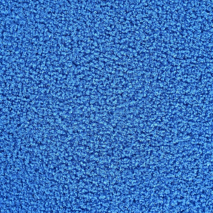 Pouf SUMPTER Bouclé Blau – Bild 8