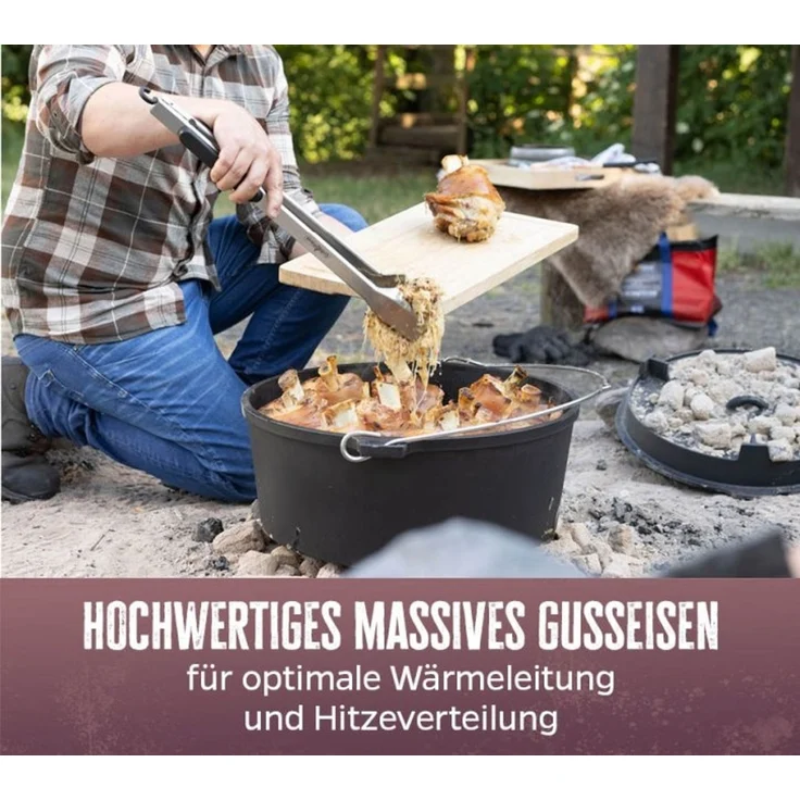 Grillfürst Dutch Oven BBQ Edition DO28 - XXL Dutch Oven – Bild 5
