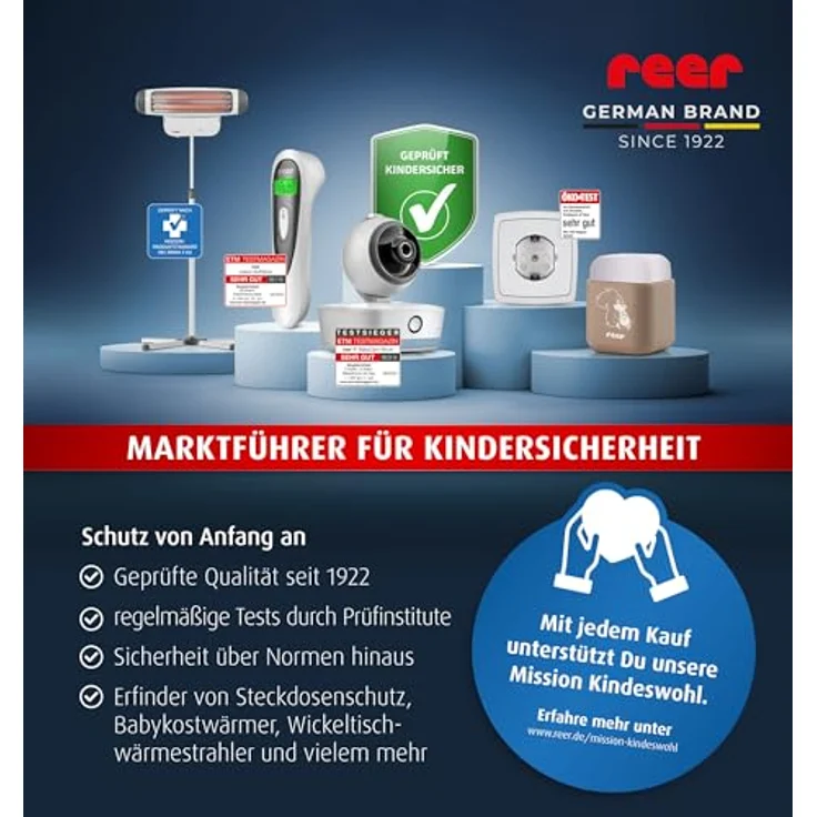 Reer Herdschutzgitter CLASSIC zum Klemmen aus Edelstahl, extra sicher, für 99% aller Küchen geeignet, silber – Bild 10