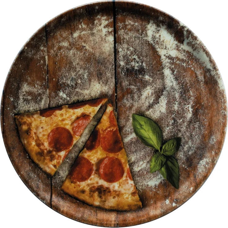 3er Set Pizzateller Oliven-, Salami- & Lieblingspizza Ø 33,3cm Platte XL-Teller – Bild 3