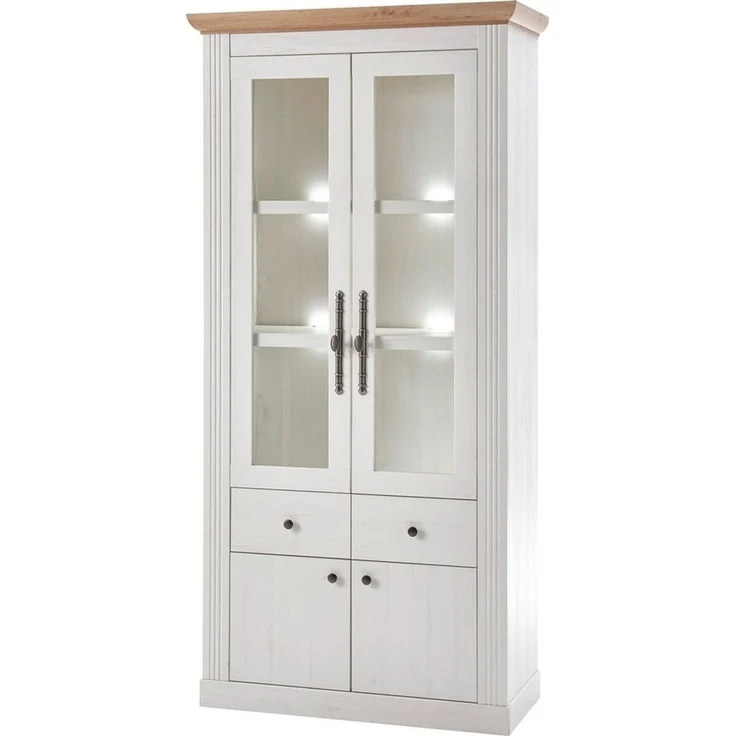 Home affaire Vitrine Westminster im romantischen Landhausstil – Bild 1