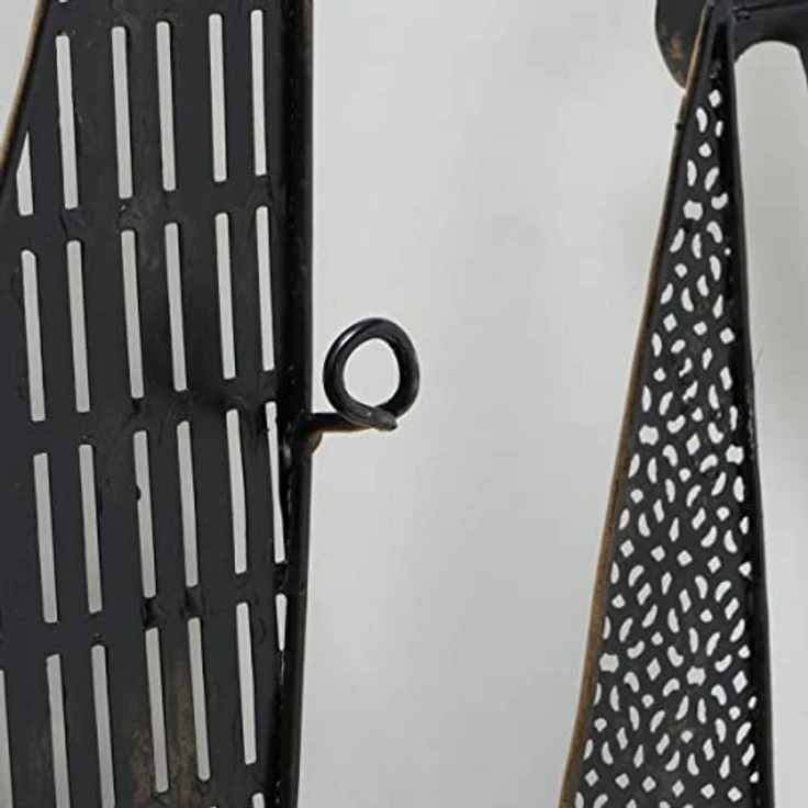 BOLTZE Wandobjekt Segelboote aus Eisen, Wandbild im Shabby Look, mehrfarbig, 109 cm x 69 cm – Bild 3