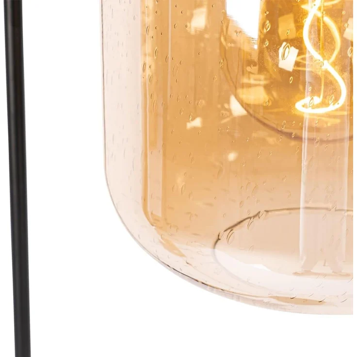Qazqa Stehlampe Zuzanna, ohne Leuchtmittel, E27, Orange, Design, Glas, 1-flammig – Bild 6